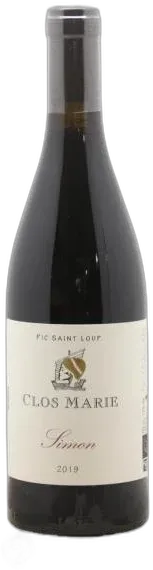 illustration du vin Pic Saint-Loup Clos Marie Cuvée Simon Christophe Peyrus et Françoise Julien