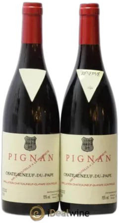 vue du vin Châteauneuf-du-Pape Pignan Emmanuel Reynaud