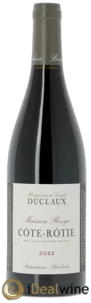 photo du vin Côte-Rôtie Maison Rouge Domaine Duclaux