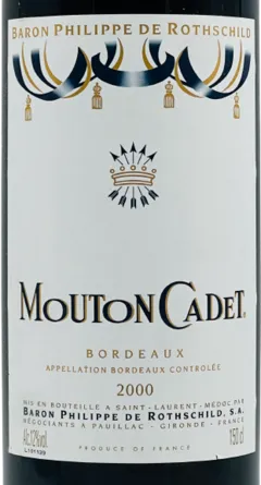 photo du vin Mouton Cadet Baron Philippe de Rothschild