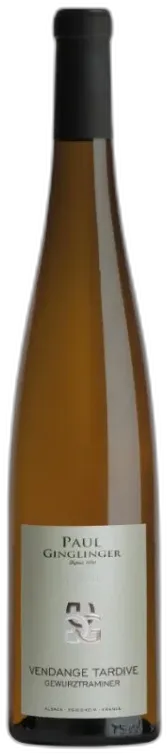 photo du vin Domaine Paul Ginglinger Alsace Gewurztraminer Vendanges Tardives 2020