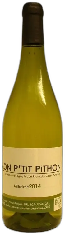 vue du vin Cuvée Laïs Blanc 2023 Olivier Pithon, Igp Côtes Catalanes