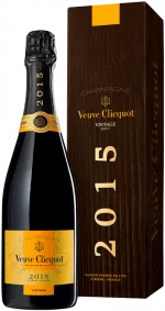 image du vin Champagne Veuve Clicquot Vintage 2015 en Etui
