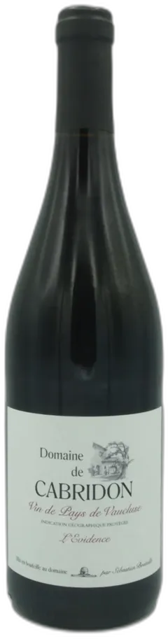 illustration du vin Domaine de Cabridon Igp Vaucluse "l'Évidence" 2023 le Marché des Vins