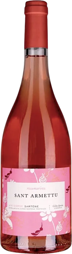 vue du vin Domaine Sant Armettu Rosumarinu Rosé Corse Sartene