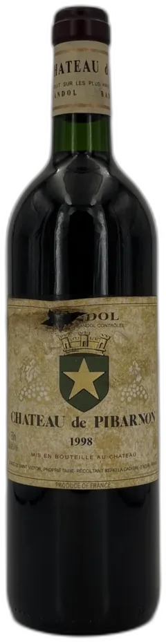 photo du vin Château de Pibarnon Bandol 1998