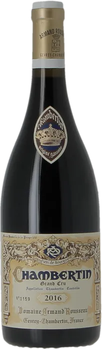 illustration du vin Chambertin Grand Cru 1990 Domaine Armand Rousseau