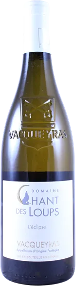 photo du vin Vacqueyras l’Eclipse Blanc 2024 Domaine Chant des Loups
