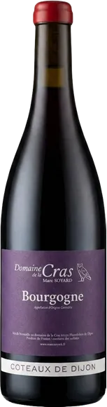 image du vin Bourgogne Coteaux de Dijon Rouge 2023 Domaine de la Cras