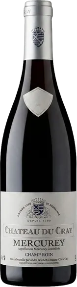 vue du vin Mercurey Champ Roin Rouge 2022 Château du Cray