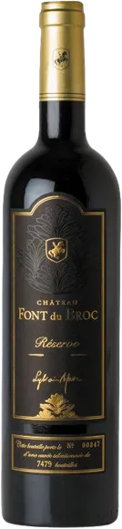 photo du vin Côtes de Provence Réserve Rouge 2020 Château Font du Broc