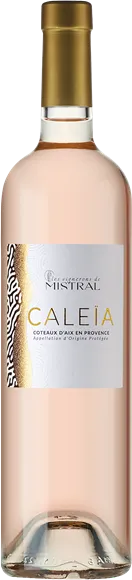 photo du vin Coteaux d’Aix-en-Provence Caleïa Rosé 2025 les Vignerons de Mistral