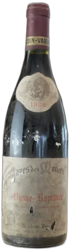 photo du vin Vosne Romanee 1988 Naudin Varrault