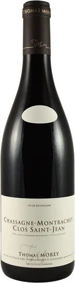 aperçu du vin Chassagne-Montrachet 1er Cru Clos Saint-Jean Rouge 2023 Domaine Thomas Morey