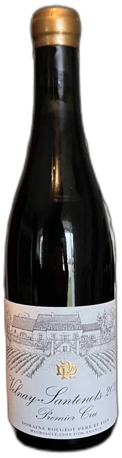 vue du vin Volnay 1er Cru Santenots Domaine Pierre Henri Rougeot