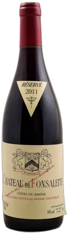 image du vin Côtes-du-Rhône Cuvée Syrah Château de Fonsalette