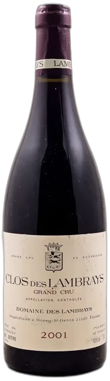 photo du vin Domaine des Lambrays Clos des Lambrays 2001