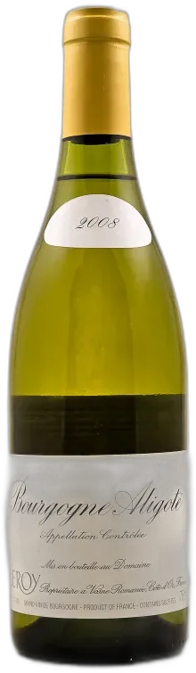 capture du vin Leroy Bourgogne Aligoté 2008