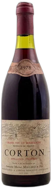 photo du vin Michel Mallard Corton Rognet 2010