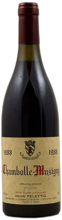 illustration du vin Felettig Chambolle Musigny 1988