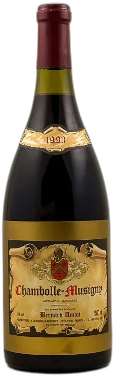photo du vin Bernard Amiot Chambolle Musigny 1993 Magnum