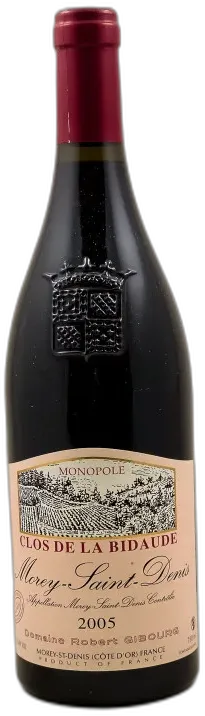photo du vin Robert Gibourg Morey Saint Denis 1er Cru "Clos de la Bidaude" 2005