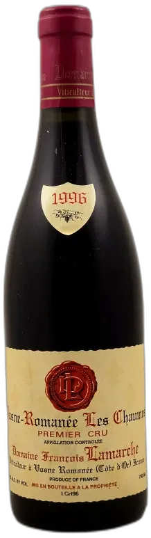 vue du vin François Lamarche Vosne Romanée 1er Cru "les Chaumes" 1996