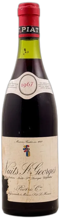 vue du vin Piat Nuits Saint Georges 1967