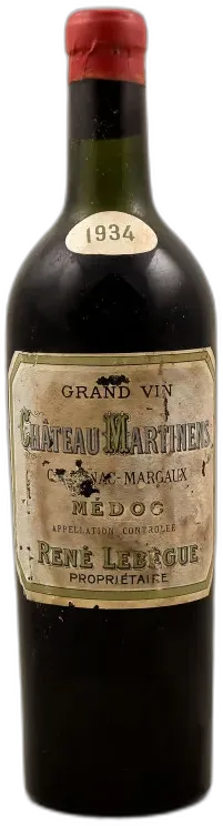 photo du vin Martinens Margaux 2000