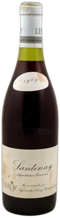 photos du vin Leroy Santenay 2009