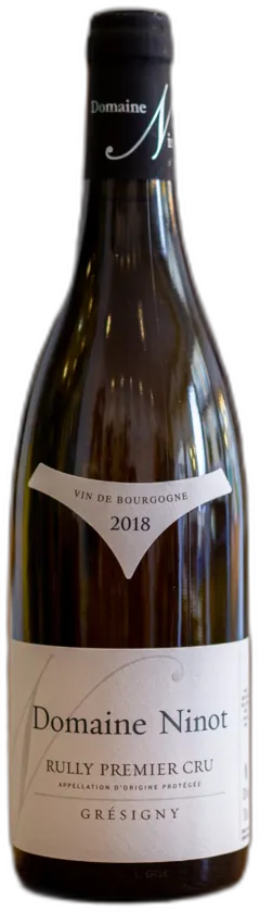 vue du vin Rully Blanc 1er Cru Grésigny