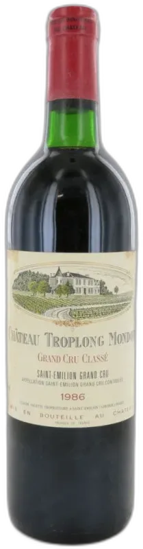 photo du vin Troplong Mondot 1982 Promo