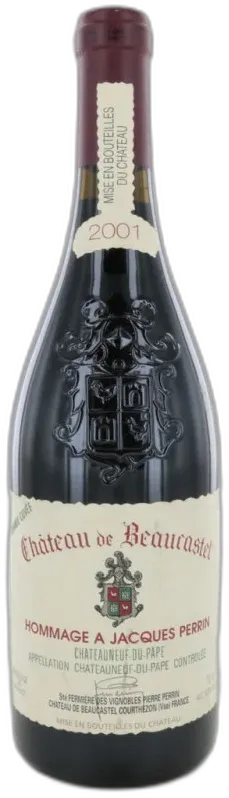 photo du vin Châteauneuf-du-Pape Château de Beaucastel Hommage à Jacques Perrin Famille Perrin