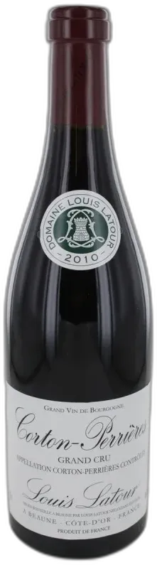 capture du vin Corton Grand Cru Perrières 2010 Louis Latour