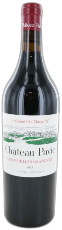 photos du vin Château Pavie 2018