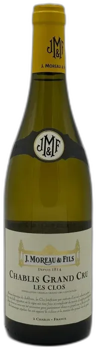 photo du vin Chablis Grand Cru les Clos 2023 j Moreau & Fils