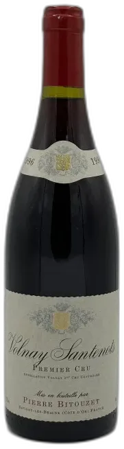 aperçu du vin Volnay 1er Cru Santenots 1996 Pierre Bitouzet