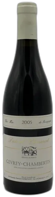 image du vin Gevrey-Chambertin 2005 Patrick Clemencet