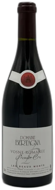 vue du vin Vosne Romanée 1er Cru les Beaux Monts 2022 Domaine Bertagna