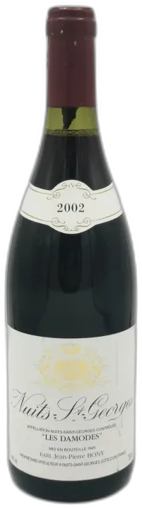 image du vin Nuits Saint Georges les Damodes 2002 Domaine Jean Pierre Bony
