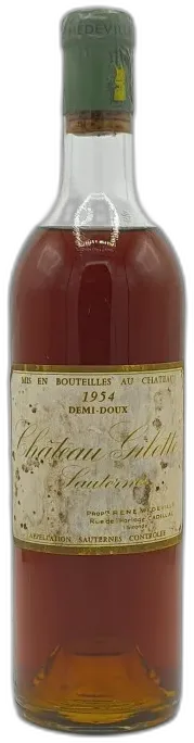 image du vin Château Gilette 1954 Sauternes Doux