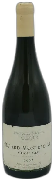 photo du vin Batard Montrachet Grand Cru 2007 Domaine François & Denis Clair