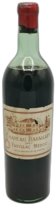 illustration du vin Château Batailley 1942 Pauillac
