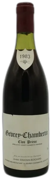 illustration du vin Gevrey Chambertin Premier Cru Clos Prieur 1983 Domaine André Esmonin Boichard