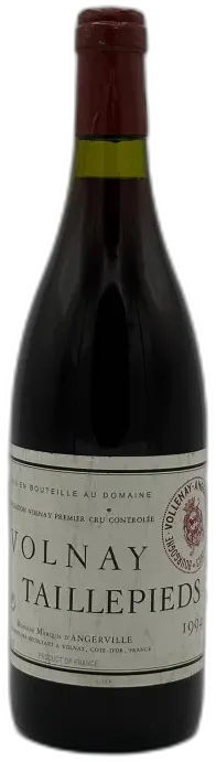 photo du vin Volnay 1er Cru les Taillepieds 1994 Domaine Marquis d’Angerville