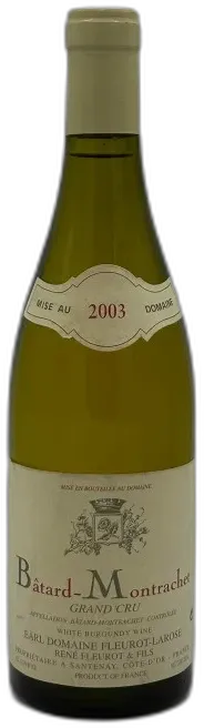 image du vin Bâtard Montrachet Grand Cru 2003 Fleurot Larose