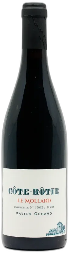 photo du vin Xavier Gerard Côte Rôtie le Mollard 2022