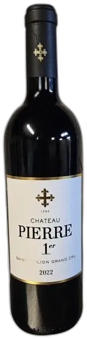 image du vin Château Pierre 1er 2022 Saint-Emilion Grand Cru Vin Rouge de Bordeaux