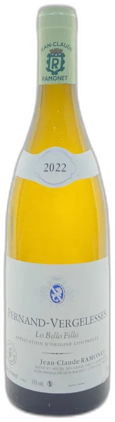 photo du vin Pernand Vergelesses Belles Filles Blanc Domaine Ramonet j-c 2022