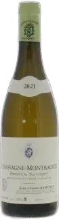 vue du vin Chassagne Montrachet les Vergers 1er Cru 2021 Jean-Claude Ramonet